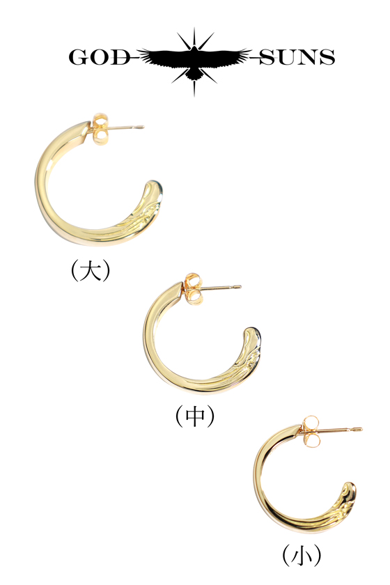 全金イーグルフェイスピアス中（雌鷲） イーグルフェイスピアス GOD SUNS